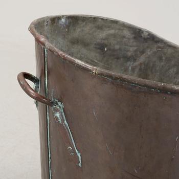 BADKAR, koppar, omkring år 1900.