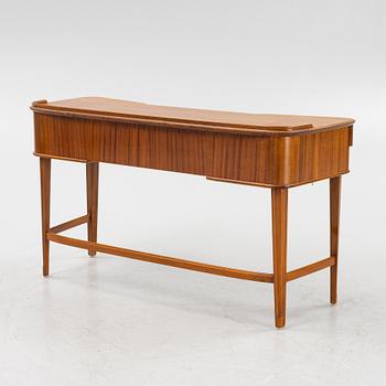 A Swedish Modern dressing table and a stool, AB Förenade Möbelfabrikerna, Linköping, 1940's.