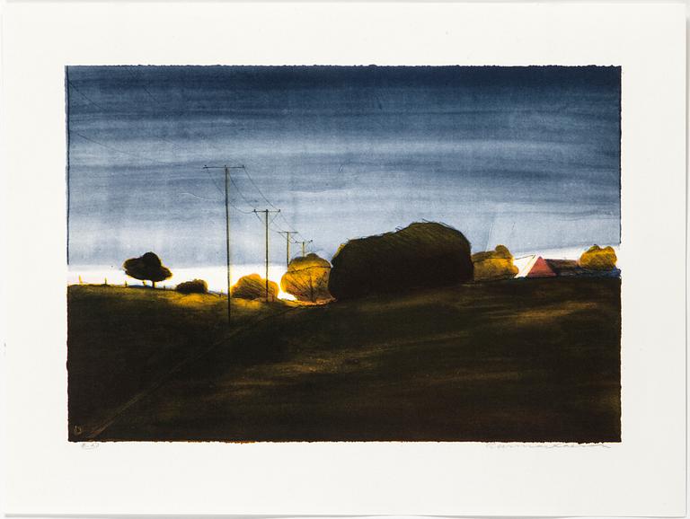 GUNNAR LARSSON, litograph, signed.