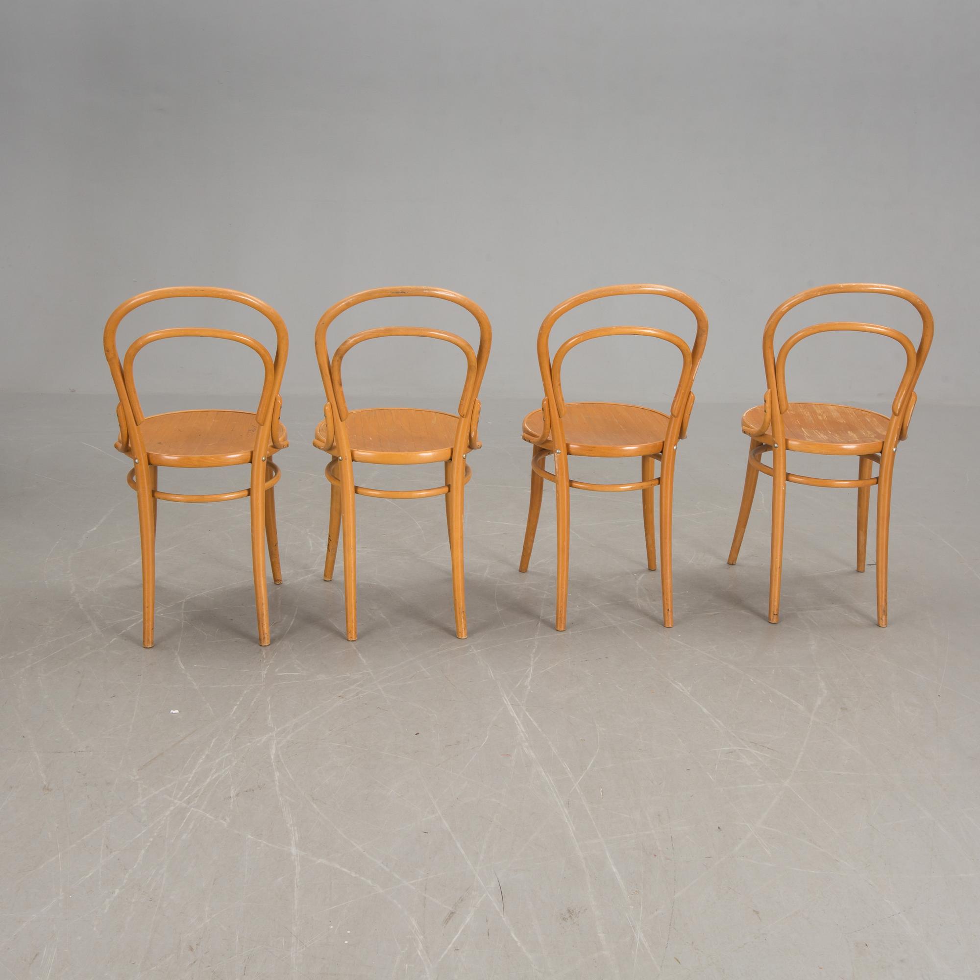 STOLAR, 4 st, Thonettyp, 1900-talets andra hälft.