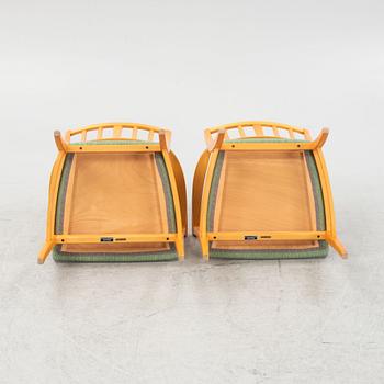 Carl Malmsten, a pair of 'Talavid' chairs, O.H. Sjögren, second half of the 20th Century.