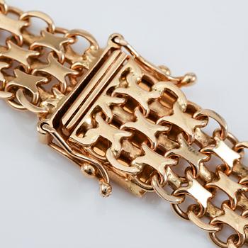 COLLIER, 18K guld, svenska stämplar, 1968. Vikt ca 41 g.