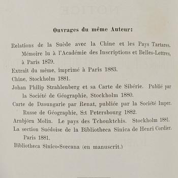 SKRIFT, "Notice sur le Manuscrit de la Première traduction" av August Strindberg, Stockholm 1889.