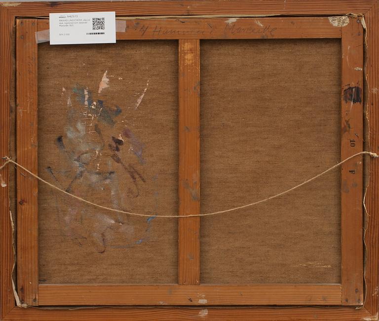 RIKARD LINDSTRÖM, olja på duk, signerad och daterad Marseille 1921.