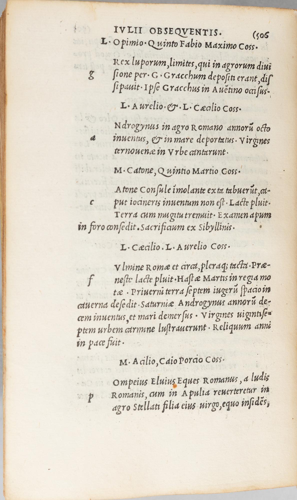 Editio princeps of all Pliny's ten books of letters, Aldus Manutius 1508.