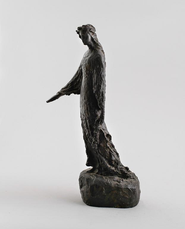 DAVID EDSTRÖM, skulptur, brons, signerad och daterad 1911.