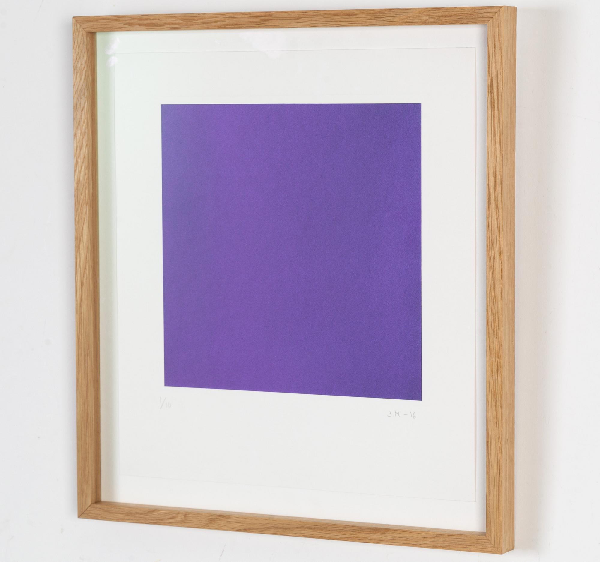 Juri Markkula, signed and dated -16. Edition 1/10. Interference pigment.