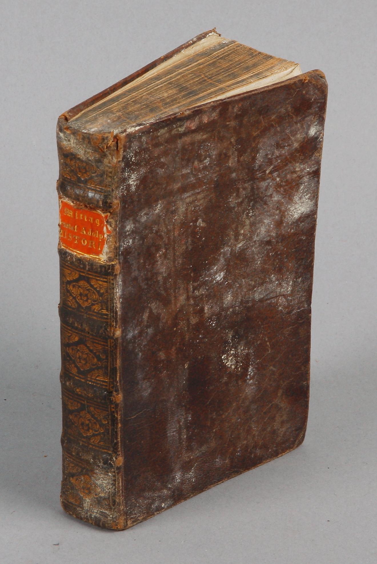 BOK, "Konung Gustaf Adolph den Storas lefwerne och bedrifter" av Johan Gottfried Mittag, Stockholm 1744.