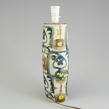 A ceramic table lamp by Johanne Gerber, Royal Copenhagen, 20th century.
