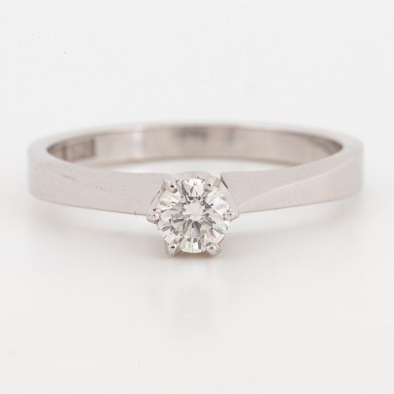 Brilliant-cut diamond ring, 0,23 ct.