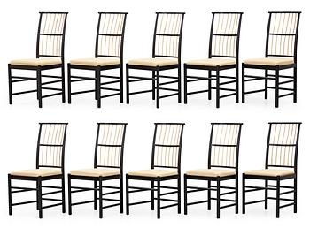 365. A set of ten Josef Frank chairs, Svenskt Tenn.