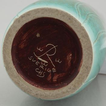 Carl-Harry Stålhane, a stoneware vase, 'Frusen musik', Rörstrand circa 1948.