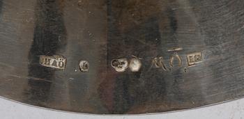 LJUSSTAKAR, ett par. Silver. Öhmans, 1959, Lycksele.