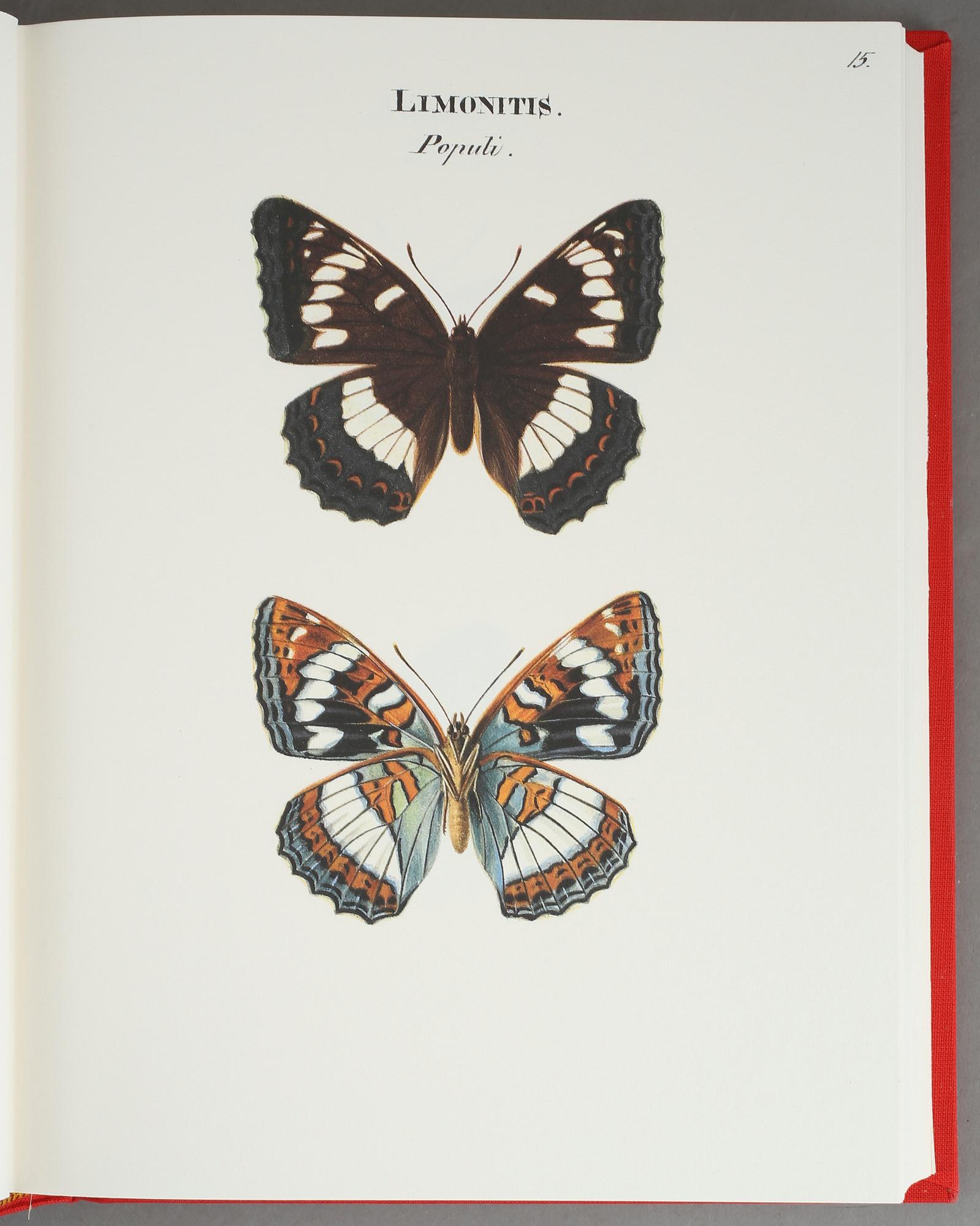 BOKBAND, Wilhelm von Wright, Swenska fjärilar, band 1-3. Rene Coeckelberghs Editioner, 1989.