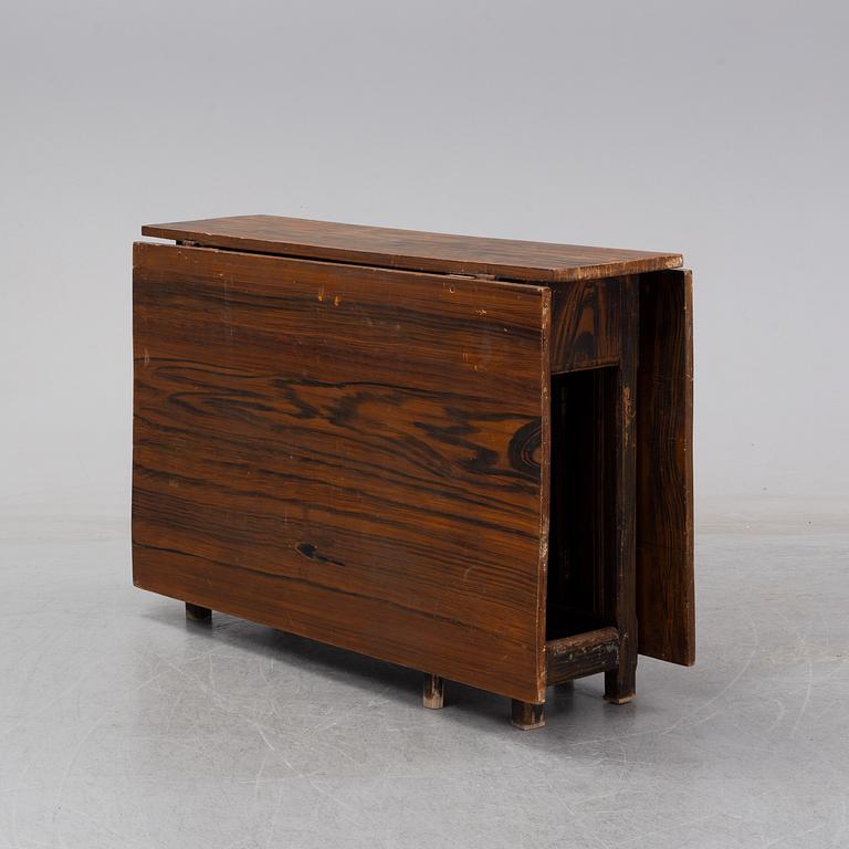 A 19th Century painted gate leg table.