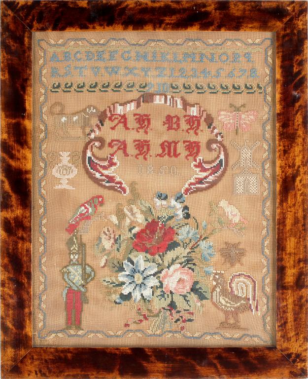 BRODERI, daterad 1850.