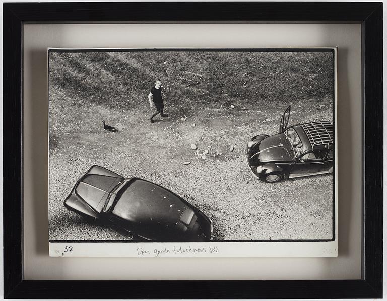 CARL JOHAN DE GEER, gelatin silver print signed on verso, vintage.