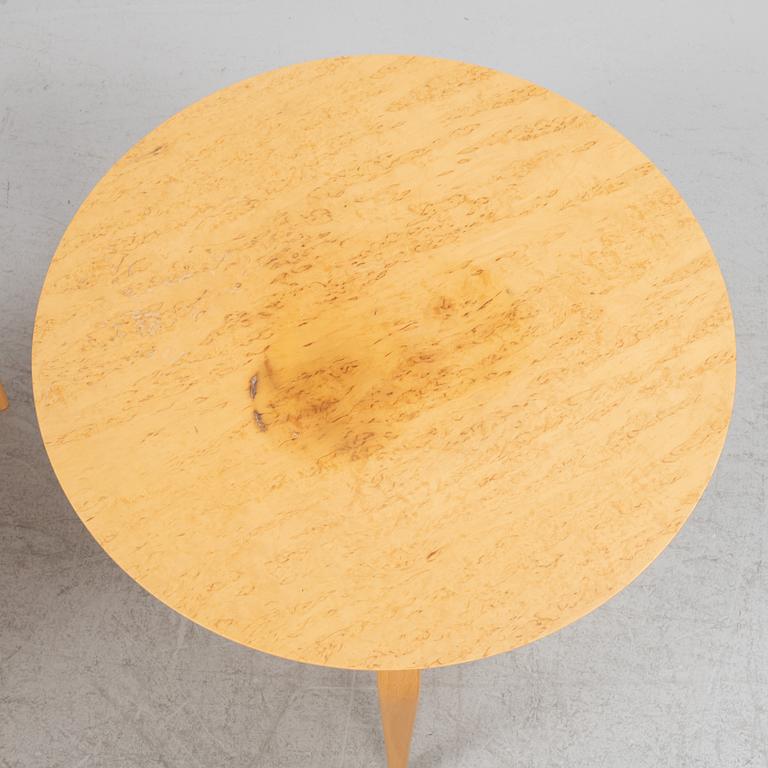 Bruno Mathsson, side table, a pair of "Annika" for DUX, second half of the 20th century.