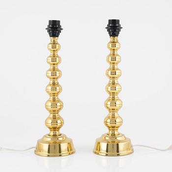 A pair of table lights from Enco, end of the 20th Century.