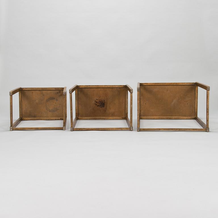 1930's 3-piece nesting tables.
