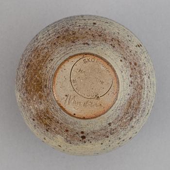 A set of seven stoneware vases, including Bertil Lundgren, Rörstrand, Klase Keramik, Gunnar Anderson and  Yngve Blixt.