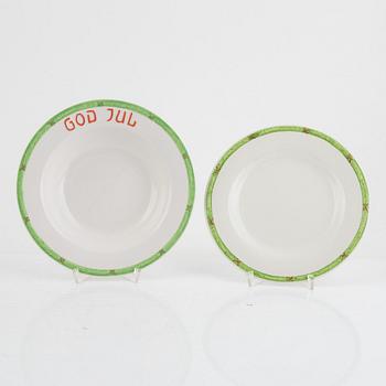 Christmas service, 39 pieces, porcelain, "God Jul", Gustavsberg.