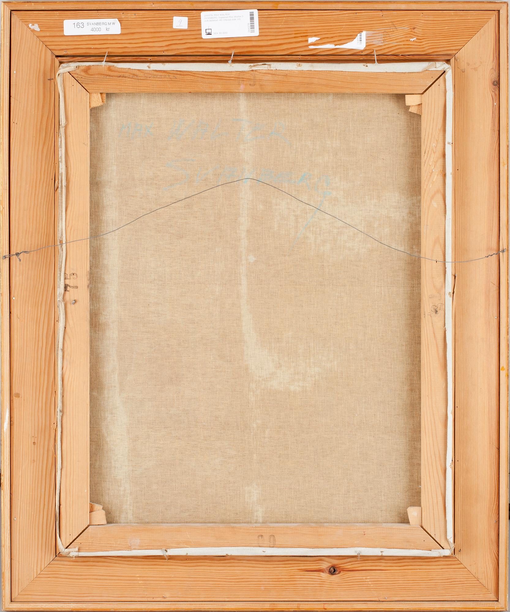 Max Walter Svanberg, Untitled.