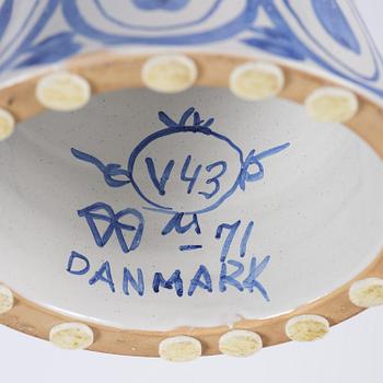 Björn Wiinblad, an imposing ceramic sculpture, Denmark, signed and dated 1971.