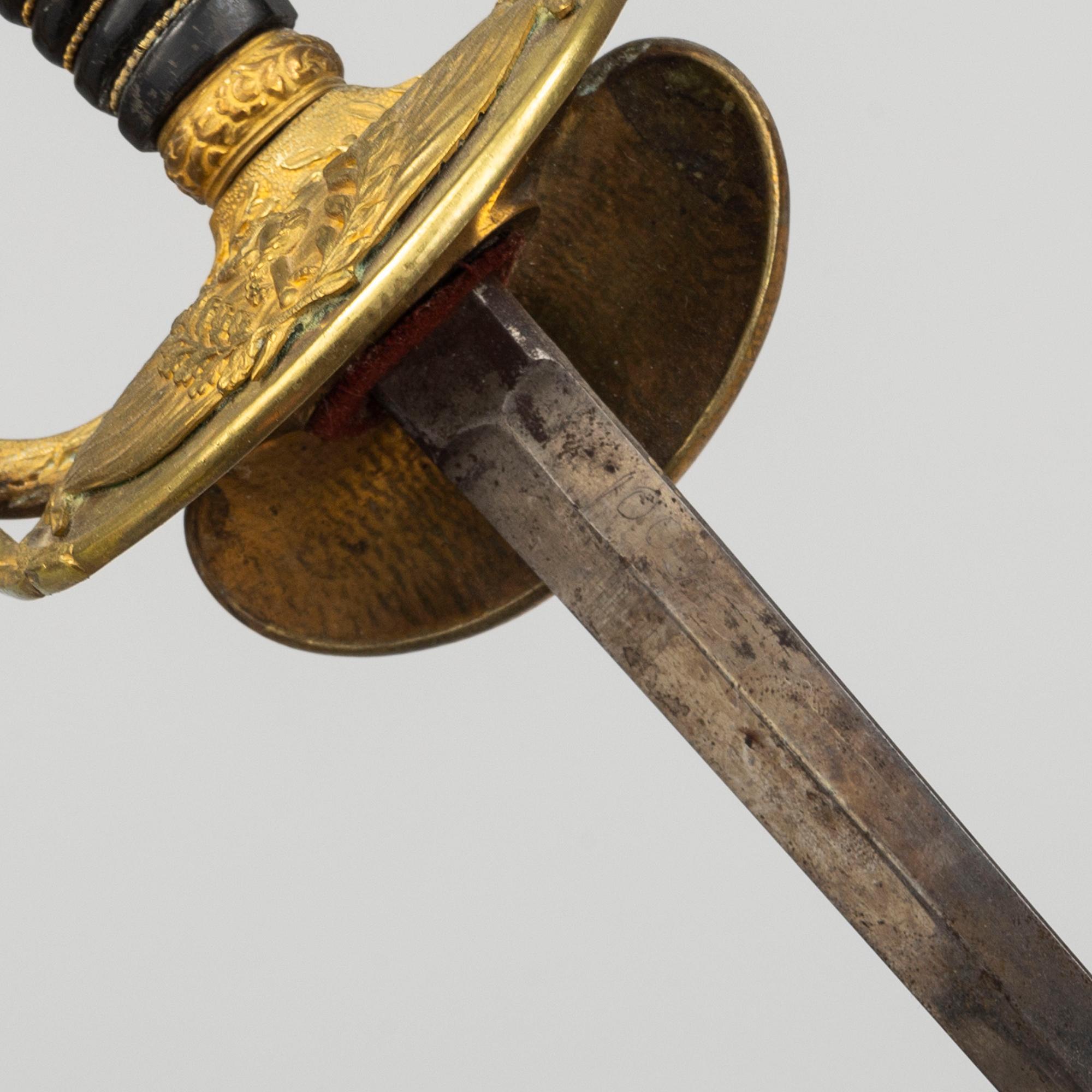 A 19th century French smallsword.