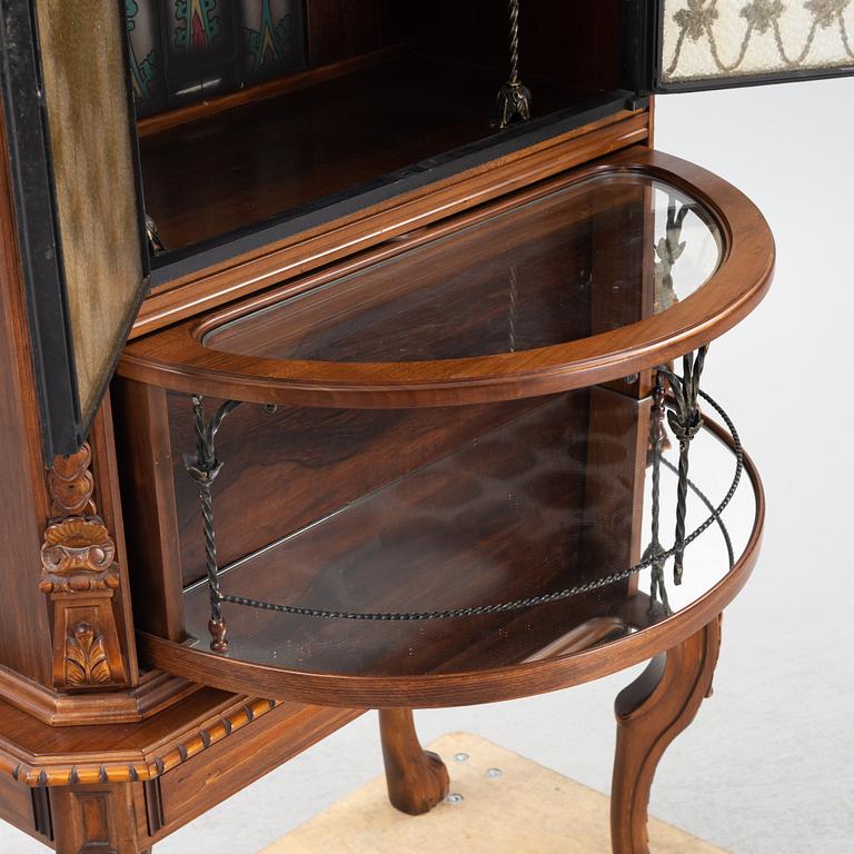 Bar cabinet, Baroque style, 20th century.