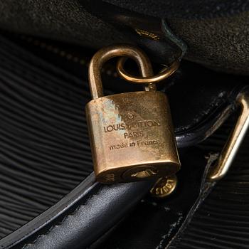 A Louis Vuitton weekend bag Keepall 50 Epi Black. - Bukowskis