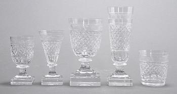 GLASSERVIS, 58 delar, "Kent", Kosta.