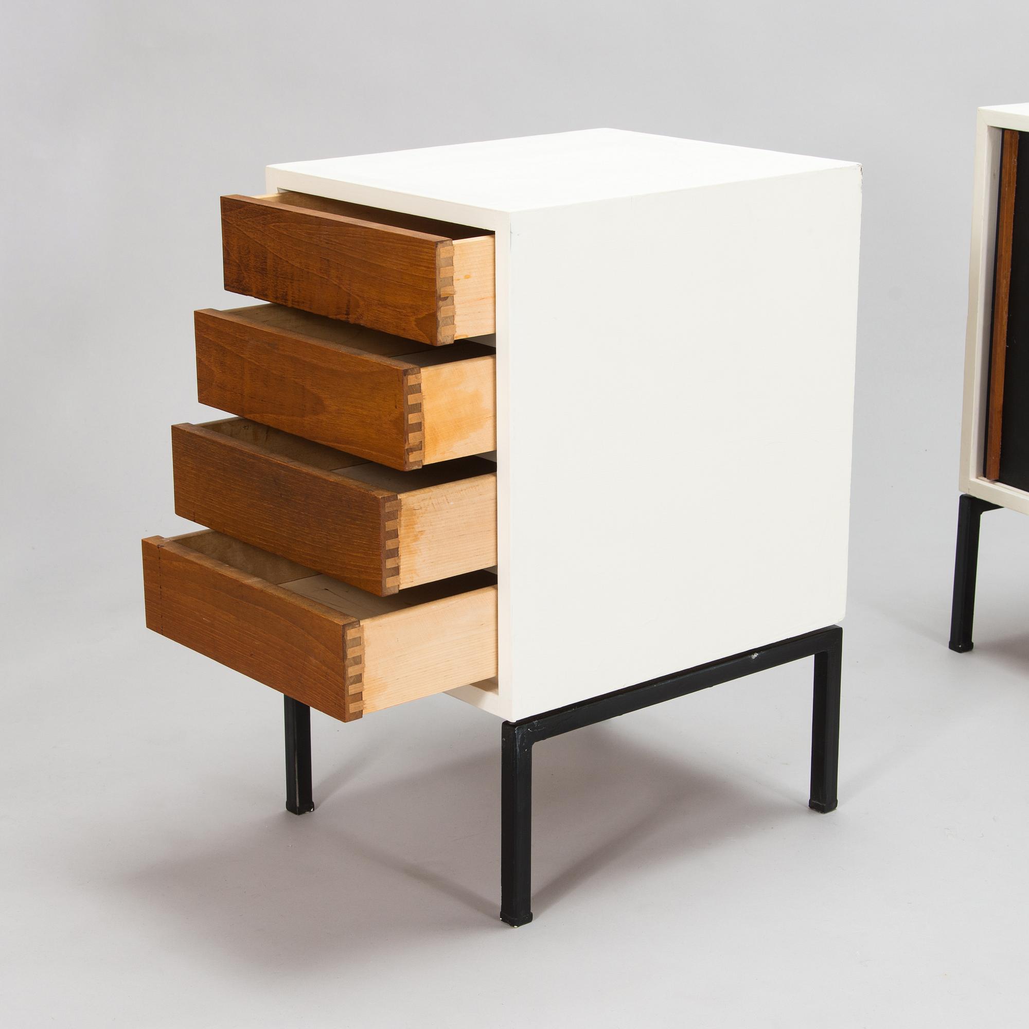 Oiva Parviainen, A 1960's sideboard and drawer unit for Lahden Puujalostus.