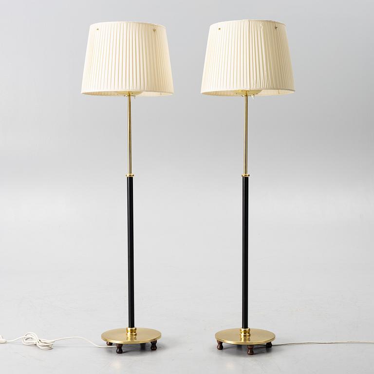 Josef Frank, a pair of model G2564 floor lamps, Svenskt Tenn.