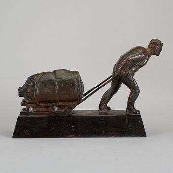 SIGURD NOME, skulptur, brons. Signerad.