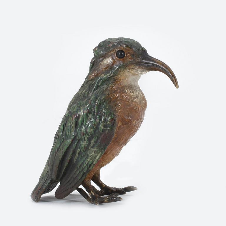 FIGURIN, brons, så kallad Wienerbrons, 1900-talets början.