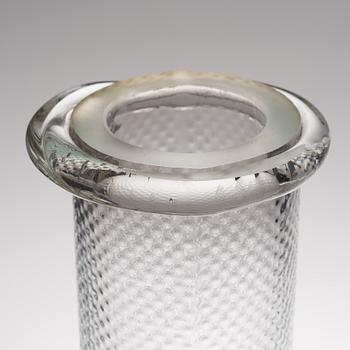 MARKKU SALO, A GLASS SCULPTURE. From the series "Depends on water". Signed M. Salo. Nuutajärvi, late 1990s.