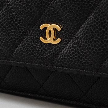 CHANEL, a 'Wallet on Chain' caviar leather hand bag.