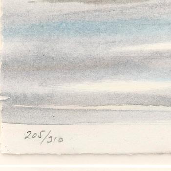 Lars Jonsson, lithograph signed and numbered 205/310.