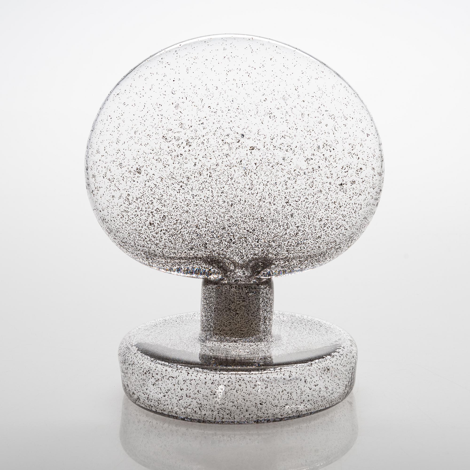 Carina Seth Andersson, an unique glass sculpture 'Lava' signed Carina Seth Andersson/EM. 2019.