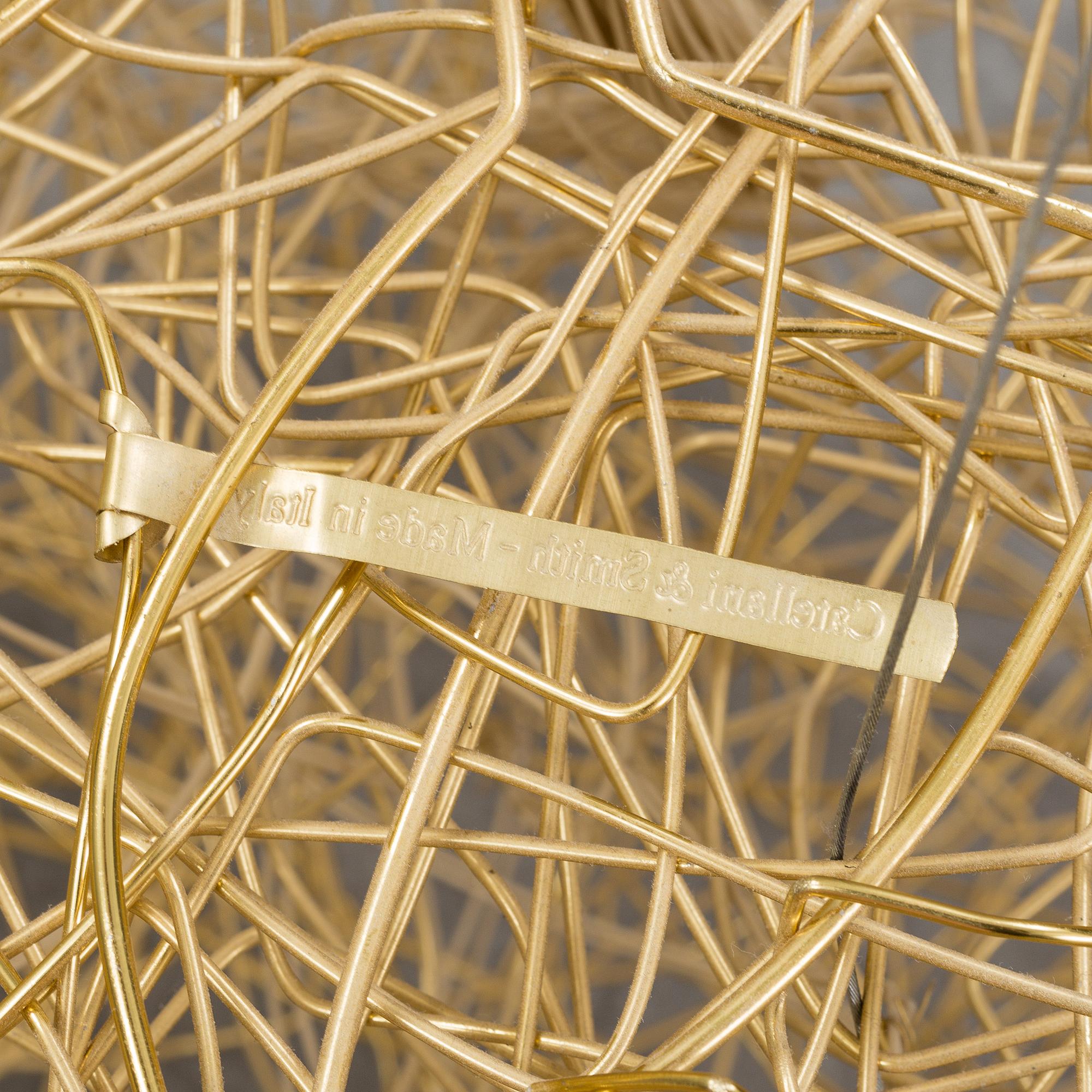 ENZO CATTELINI, 'Fil de Fer Ovale' ceiling light, Catellani & Smith.