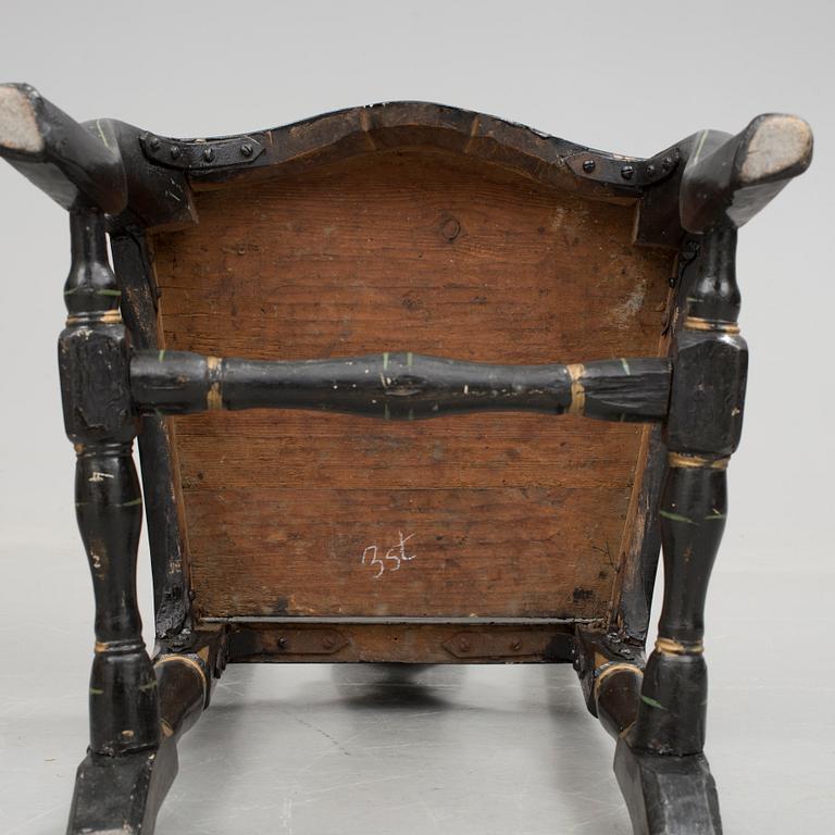 STOLAR, 3 st, senbarock, 1700-tal.