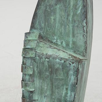 Walter Bengtsson, sculpture, green patinated bronze, signed with monogram WB and dated -58.