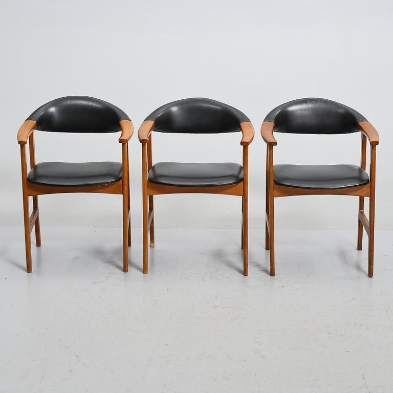 KARMSTOLAR, 3 st, 1950-/60-tal.