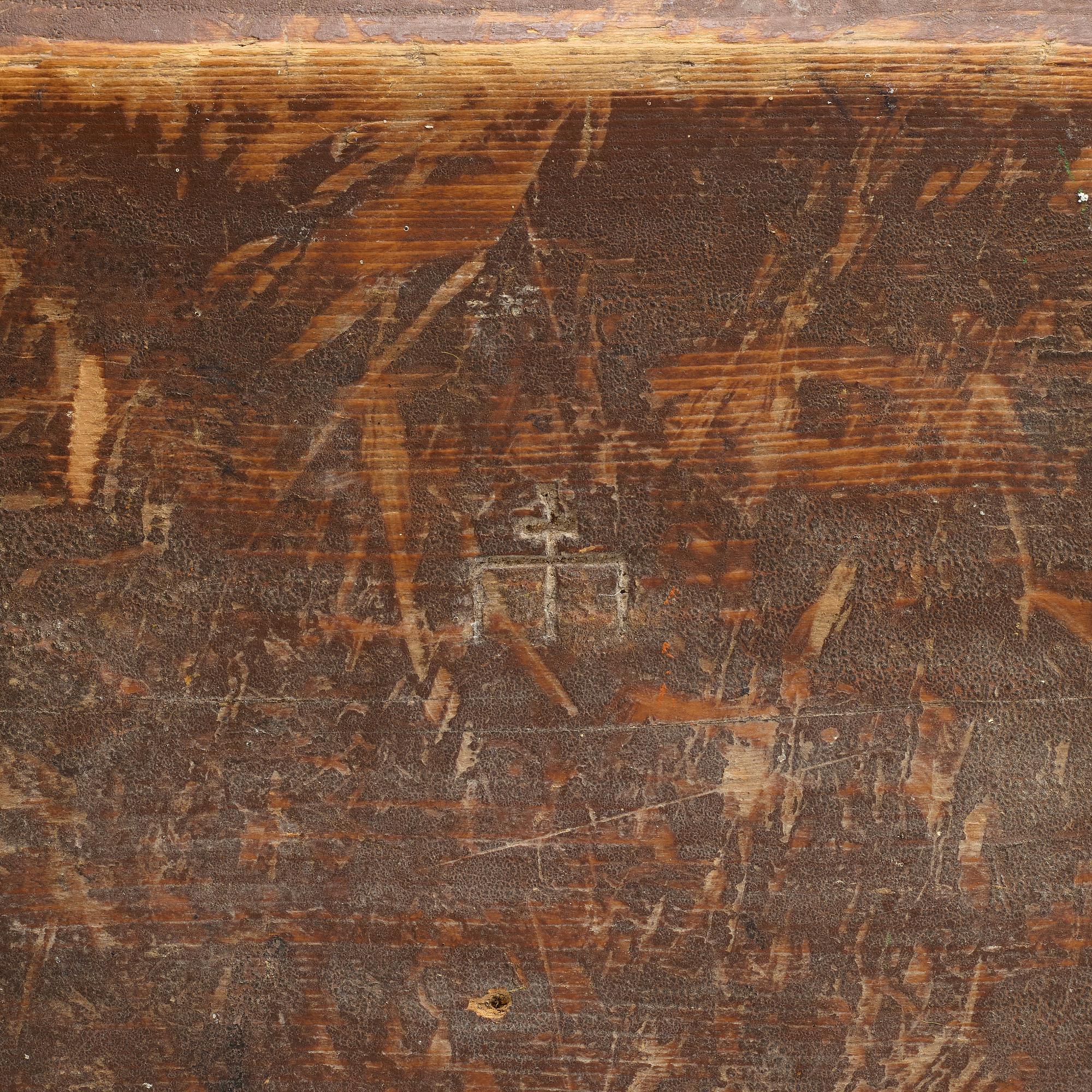 Three bread troughs, 19th century.