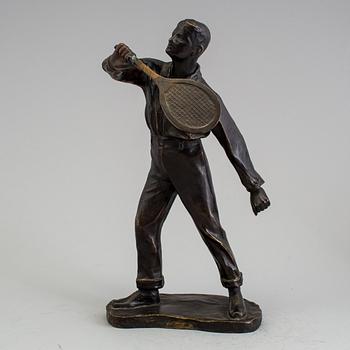 VITTORIO GÜTTNER, a bronze sculpture. Signed. Foundry marks F Dunn Co.