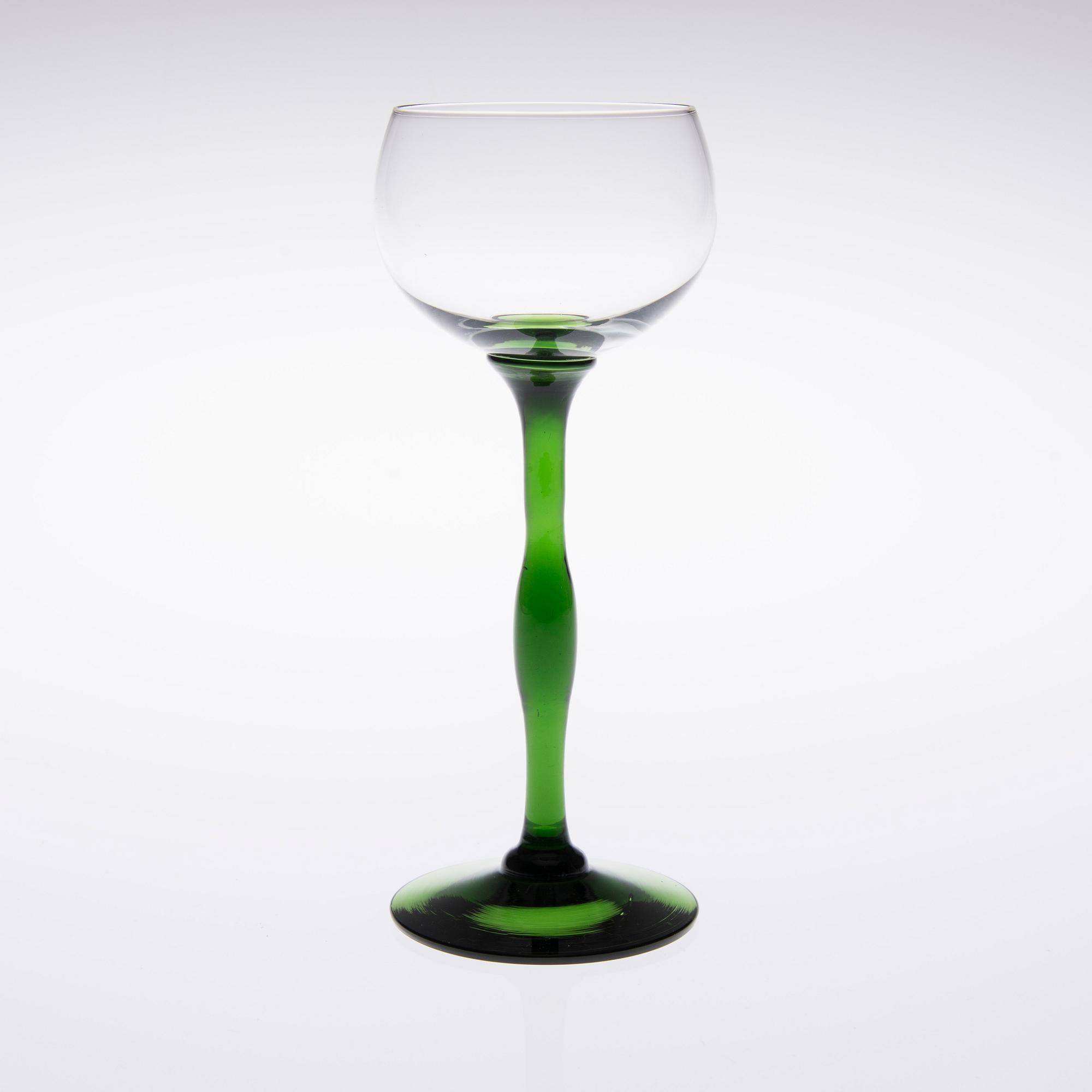 GLAS PÅ FOT, 12 st, 1900-talets sista kvartal.