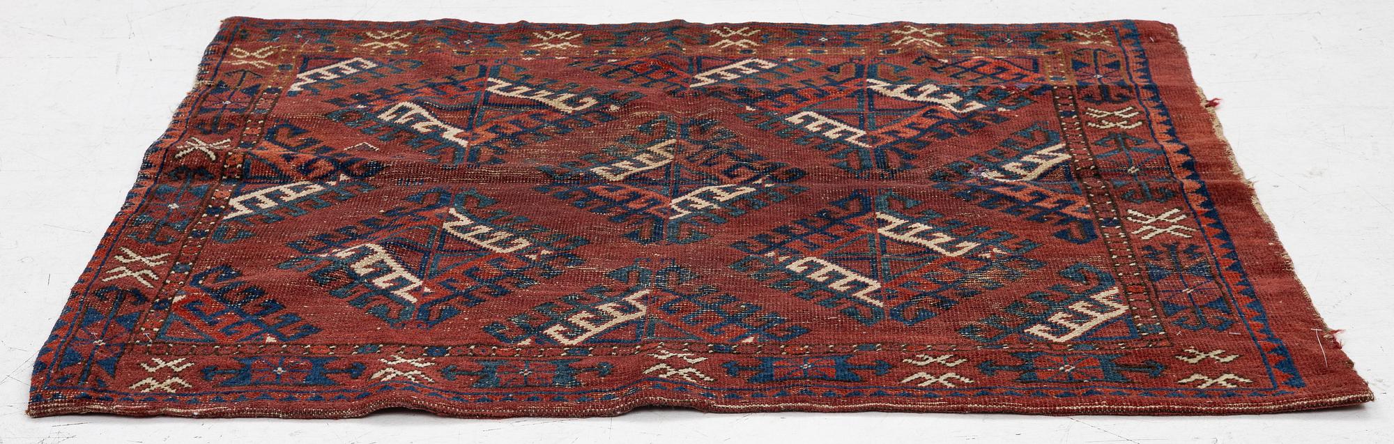 A 'Lebab' Turkmen bag face,  c. 113 x 83 cm, middle Amu Darya, Turkmenistan, early to mid 19th century.