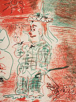 Pablo Picasso, "L'Ecuyère et les clowns".
