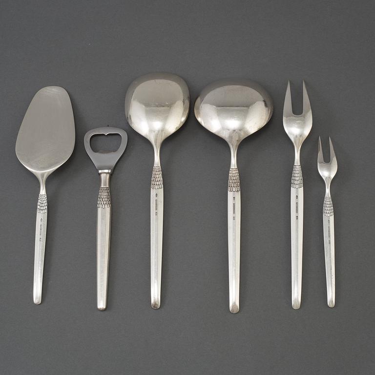 A set of 104 "Cheri" cutlery pieces in EPNS by Frigast Denmark.